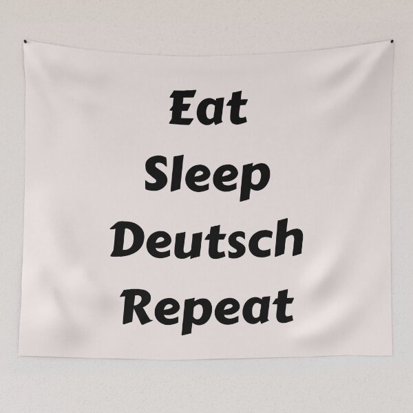 Item preview, Eat Sleep Deutsch Repeat designed and sold by Time4German.