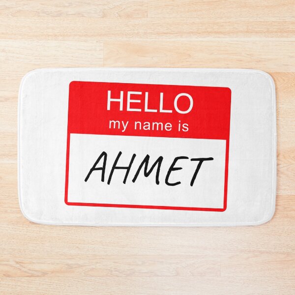 Item preview, Hello My Name Is Ahmet  Name Tag Custom Personalised Design  designed and sold by CreatedbyJR.