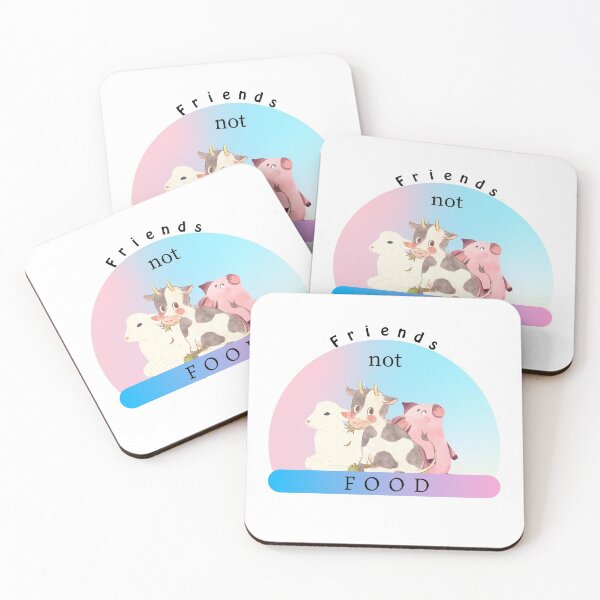 Item preview, Vegan,Friends not food designed and sold by Ela-Designer.