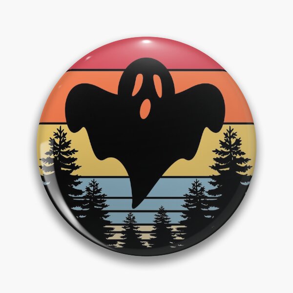 Artikelvorschau, Ghost Vintage Sonnenuntergang Retro Halloween Design entworfen und verkauft von up4tee.