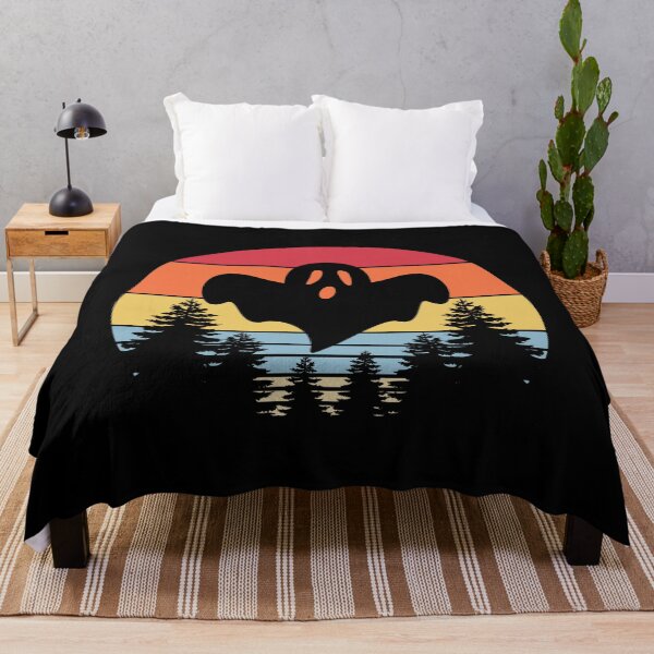 Item preview, Ghost Vintage Sunset Retro Halloween Design designed and sold by up4tee.