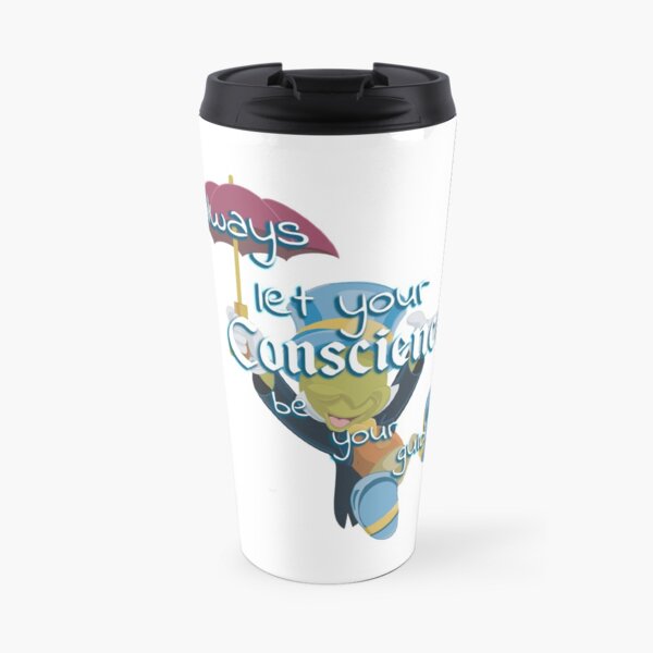 Always Let Your Conscience Be Your Guide Travel Mug