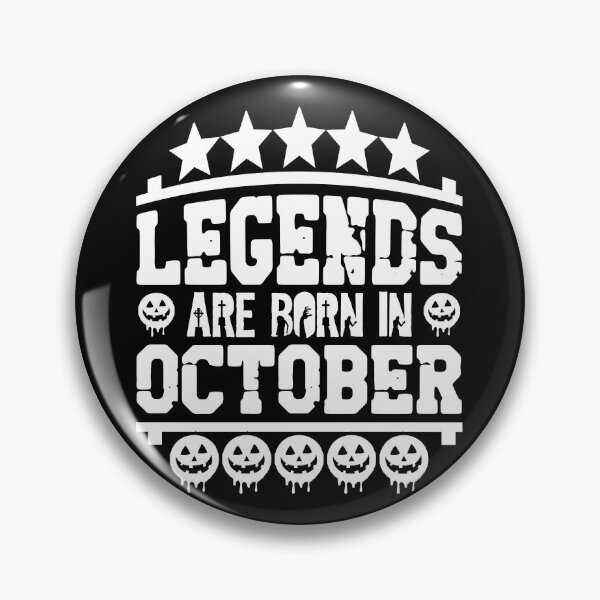 Item preview, Legends Are Born In October Gifta designed and sold by Giftsala247.
