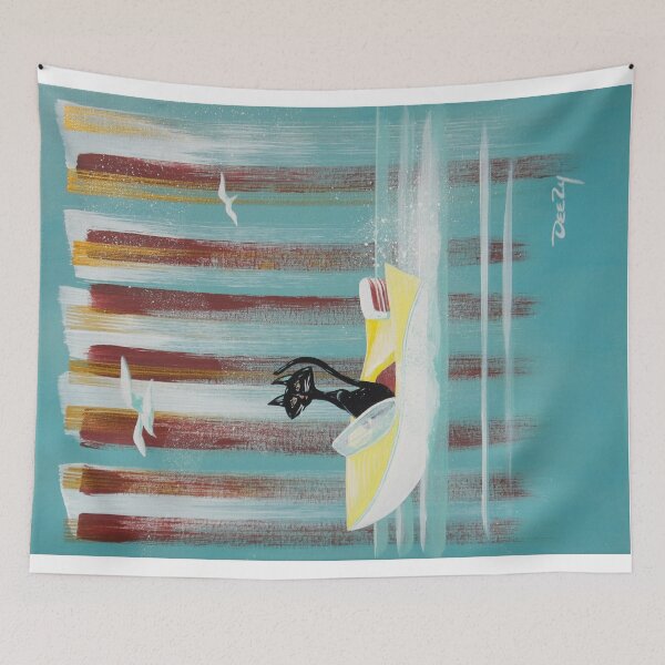 Item preview, Motorboat Cat designed and sold by David Zackus.