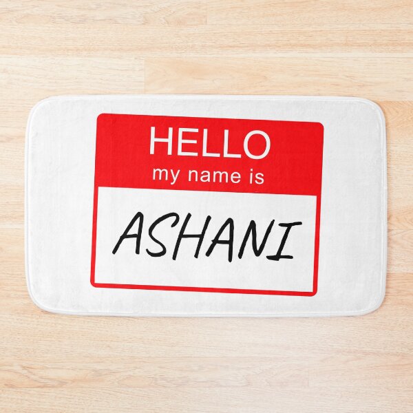 Item preview, Hello My Name Is Ashani Name Tag Custom Personalised Design  designed and sold by CreatedbyJR.