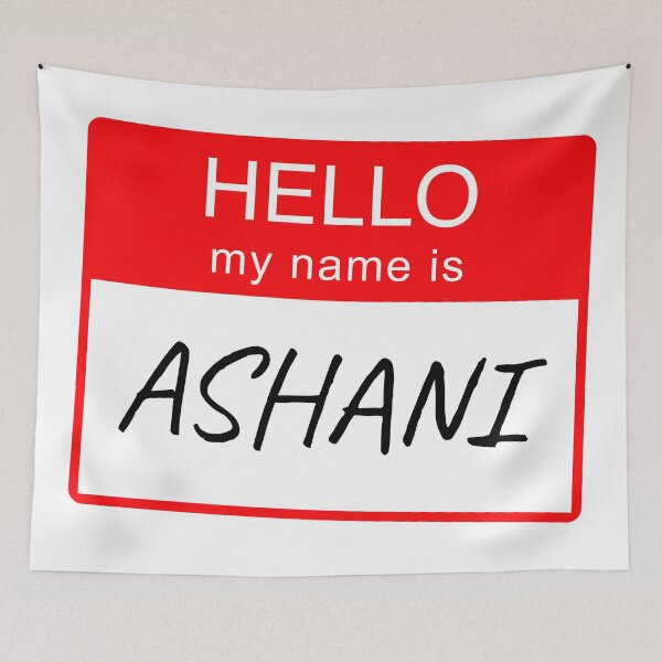 Item preview, Hello My Name Is Ashani Name Tag Custom Personalised Design  designed and sold by CreatedbyJR.