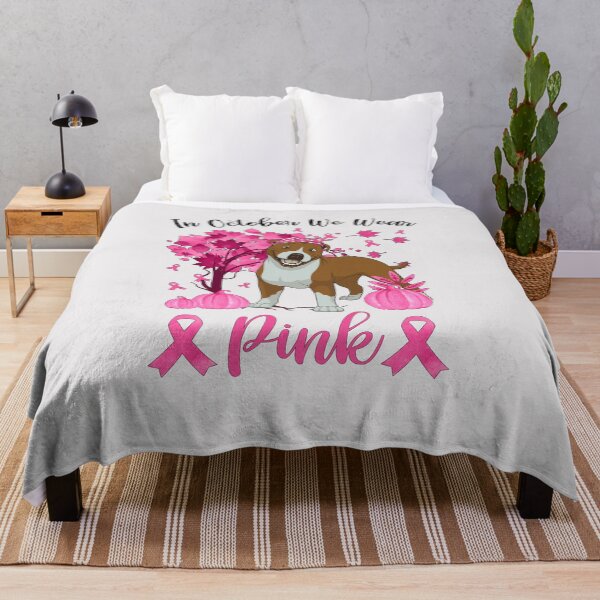 Item preview, Breast Cancer Awareness In October We Wear Pink Pitbull designed and sold by CreativeGift.