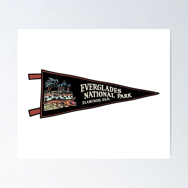 Everglades National Park Pennant Sticker