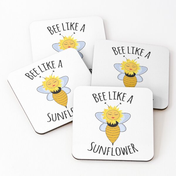Item preview, Funny bee like a sunflower pun, gift for bee and sunflower lovers designed and sold by Sunflowerforher.