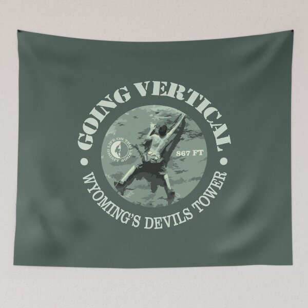 Item preview, Devils Tower Climbing (CLB) designed and sold by curranmorgan.
