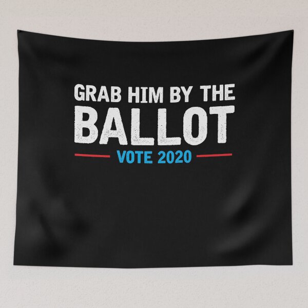 Item preview, Grab Him By The Ballot Vintage Feminist Ant Trump designed and sold by topdesignarts.