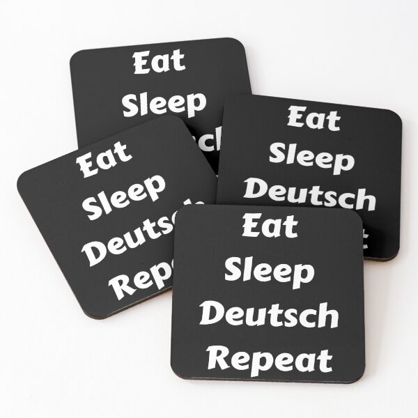 Item preview, German Student German Teacher - Eat Sleep Deutsch Repeat  designed and sold by Time4German.