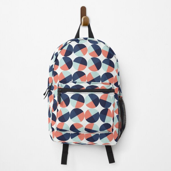 Aperçu de l'œuvre Design rétro des années 70 bleu sarcelle rouge marine créée et vendue par justjonboy.