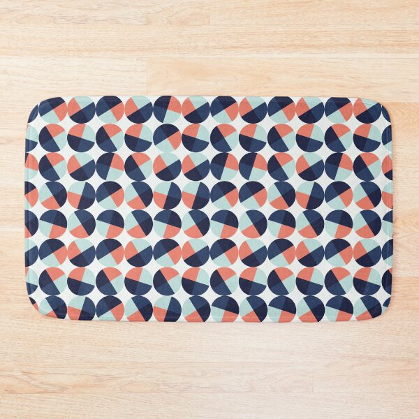 Item preview, Retro 70s Design Blue Teal Navy Red designed and sold by justjonboy.