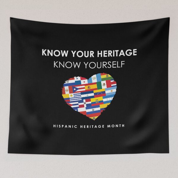 Item preview, Know Yourself Hispanic Heritage Month graphic designed and sold by jakehughes2015.