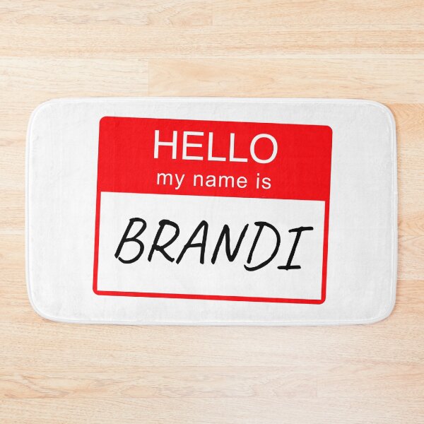 Item preview, Hello My Name Is Brandi Name Tag Custom Personalised Design  designed and sold by CreatedbyJR.