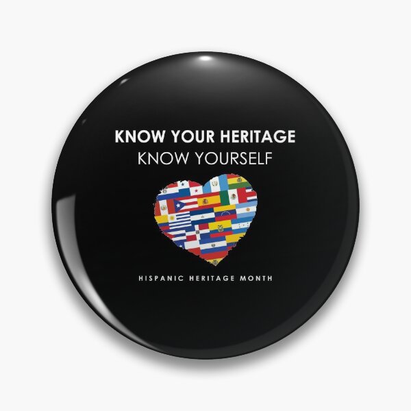 Item preview, Know Yourself Hispanic Heritage Month graphic designed and sold by jakehughes2015.