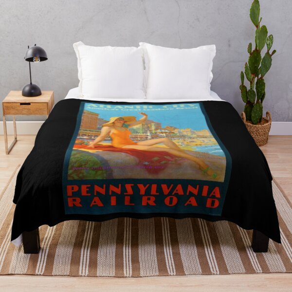Item preview, Atlantic City retro poster designed and sold by CorasPosters.