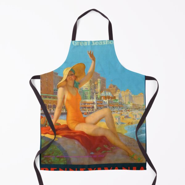 Item preview, Atlantic City retro poster designed and sold by CorasPosters.