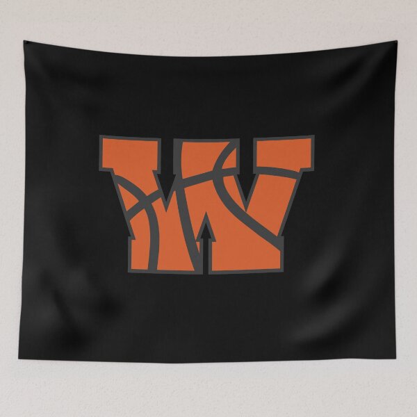 Item preview, Letter W Monogram | Basketball designed and sold by SerendipityNow.