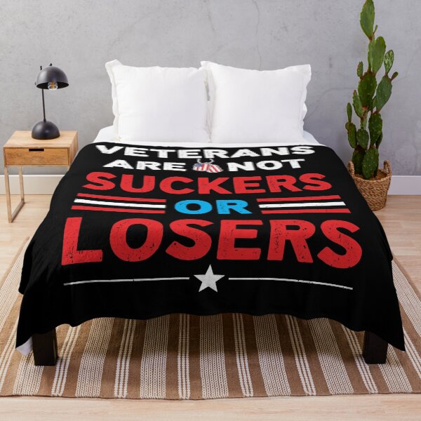 Item preview, Veterans Are Not Suckers Or Losers Anti-Trump Vote designed and sold by topdesignarts.