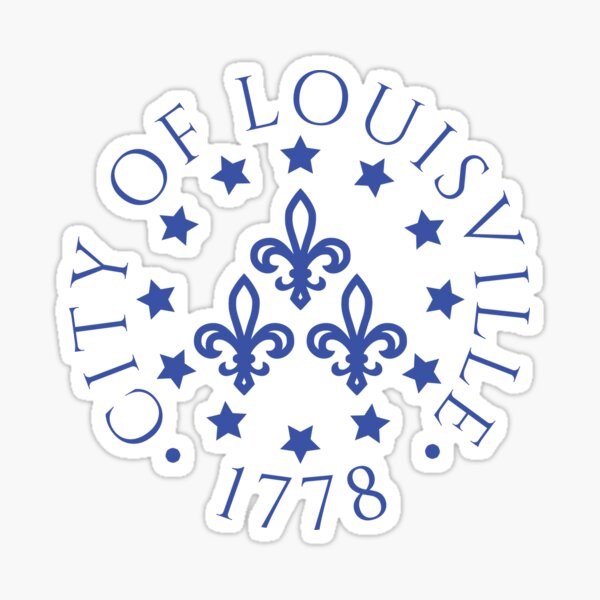Louisville, Kentucky 3.25 x 1 in - Everyday Sticker
