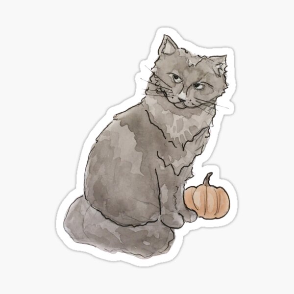 Little Cat Stickers Redbubble - deh epic cat god roblox