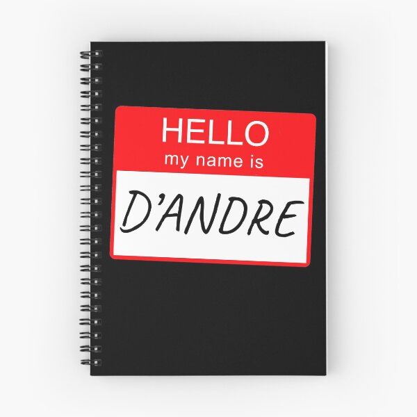 Item preview, Hello My Name Is D'andre Name Tag Custom Personalised Design  designed and sold by CreatedbyJR.