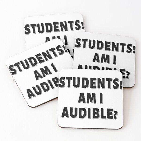 Item preview, students! am i audible? teacher always asked during online classes in 2020 corona pandemic designed and sold by Apoorv Choudhary.