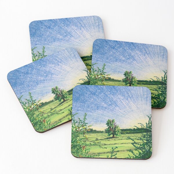 Item preview, Oak tree up the hay field designed and sold by Catherine Holland.