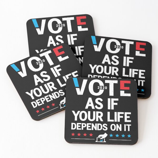 Item preview, Vote As if your life depends on it Election 2020 designed and sold by topdesignarts.