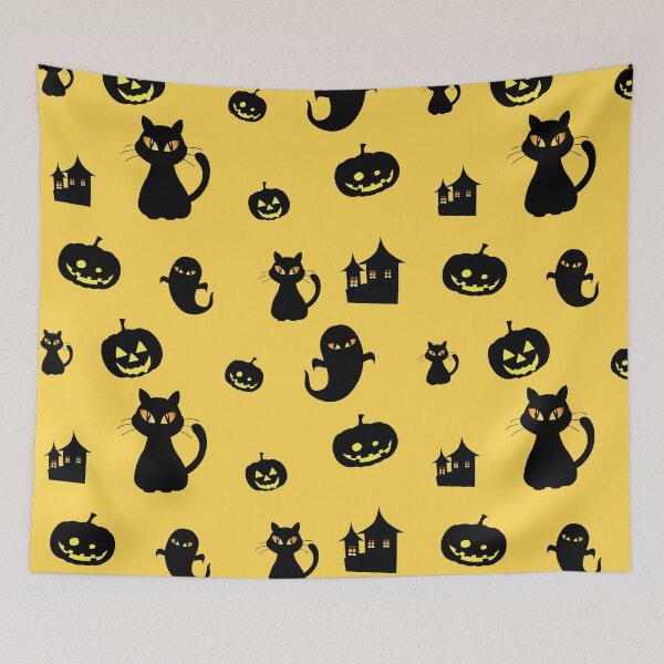 Item preview, Cute Halloween pattern designed and sold by miausmile.