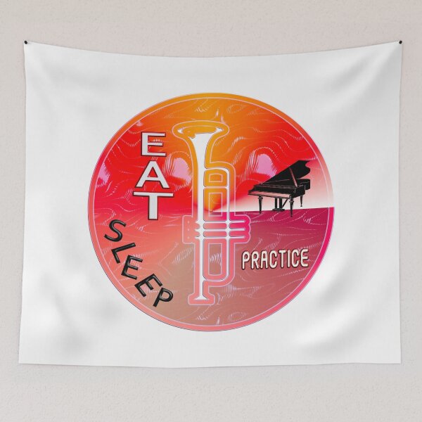 Item preview,  EAT SLEEP  TRUMPET PIANO  DUO  PRACTICE designed and sold by Ralek.
