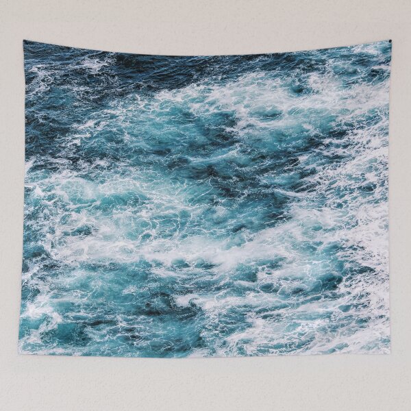 Item preview, Blue Ocean Waves in Sagres Portugal designed and sold by NelBo.