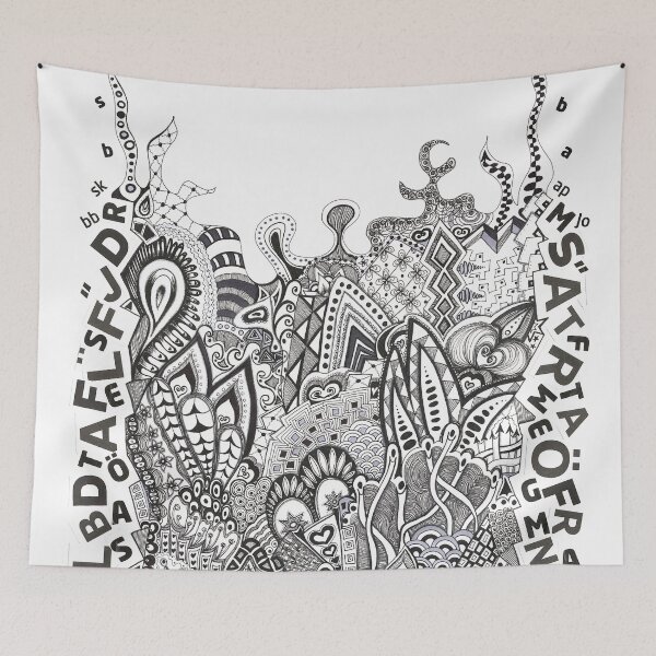 Item preview, Doodle art nr.5 designed and sold by RamintaArt.