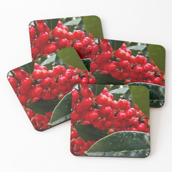 Item preview, Red Berries in the rain  designed and sold by Emma  Amies.