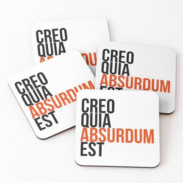 Item preview, Creo Quia Absurdum Est designed and sold by StillInBeta.
