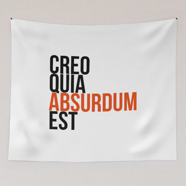 Item preview, Creo Quia Absurdum Est designed and sold by StillInBeta.