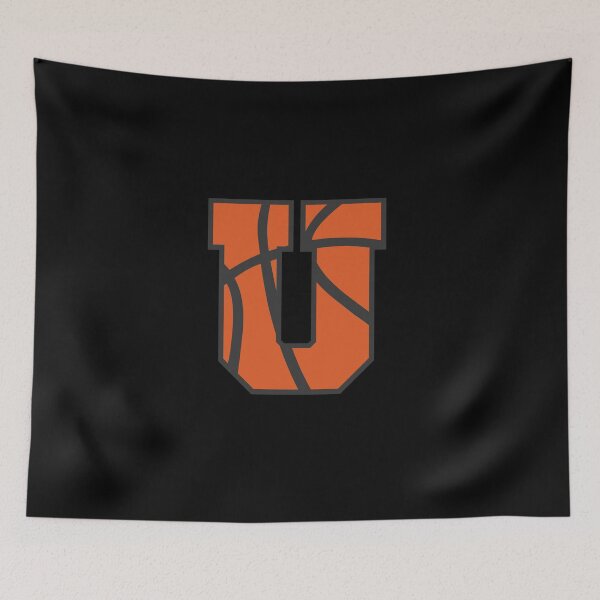 Item preview, Letter U Monogram | Basketball designed and sold by SerendipityNow.