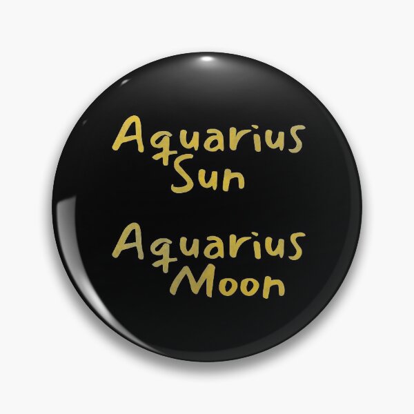 Item preview, Aquarius Sun Aquarius Moon Text designed and sold by leomooncreates.