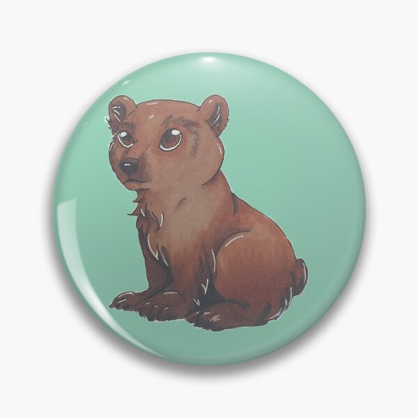 Item preview, Chibi Brown Grizzly Bear designed and sold by emwollner.