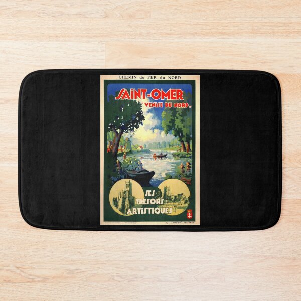 Item preview, Saint Omer retro poster designed and sold by CorasPosters.