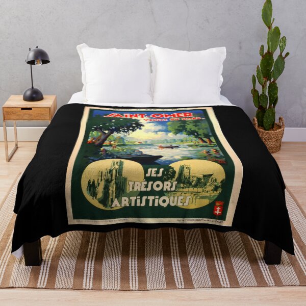 Item preview, Saint Omer retro poster designed and sold by CorasPosters.