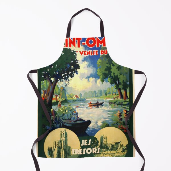 Item preview, Saint Omer retro poster designed and sold by CorasPosters.