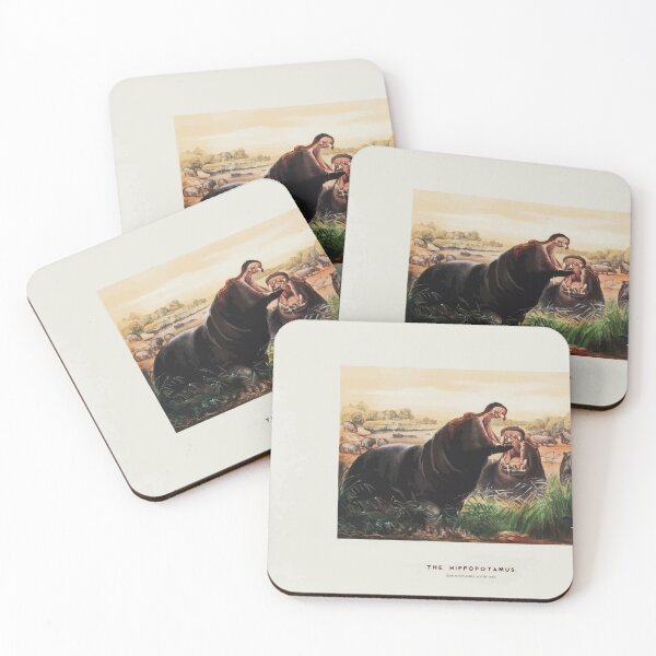 Item preview, Zoological sketches by Joseph Wolf 1861 to 1867 027 The Hippopotamus designed and sold by WetdryvacRB01.