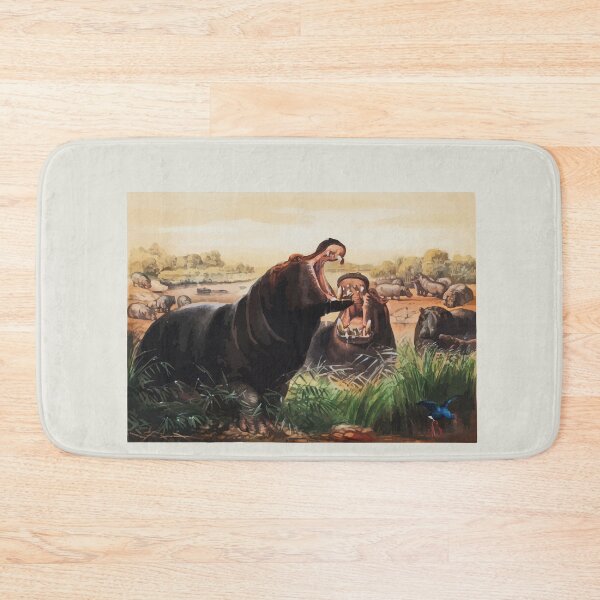 Item preview, Zoological sketches by Joseph Wolf 1861 to 1867 027 The Hippopotamus designed and sold by WetdryvacRB01.