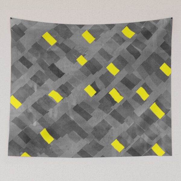Item preview, Grey and Yellow designed and sold by SILVERAPPLE.