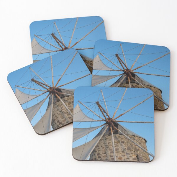 Item preview, Ancient stone windmill, blue sky, and the Turkish flag designed and sold by VadimK.