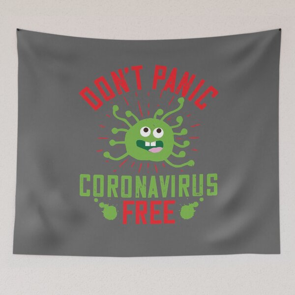 Artikelvorschau, Keine Panik Coronavirus frei entworfen und verkauft von Vanditdesigns.