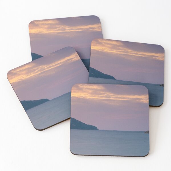 Item preview, A tranquil sunset and a red lighthouse at the Aegian sea coast Bodrum, Turkey designed and sold by VadimK.
